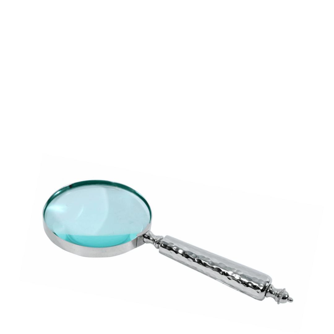 Aluminium Magnifier Nickel Finish - Destination Interiors