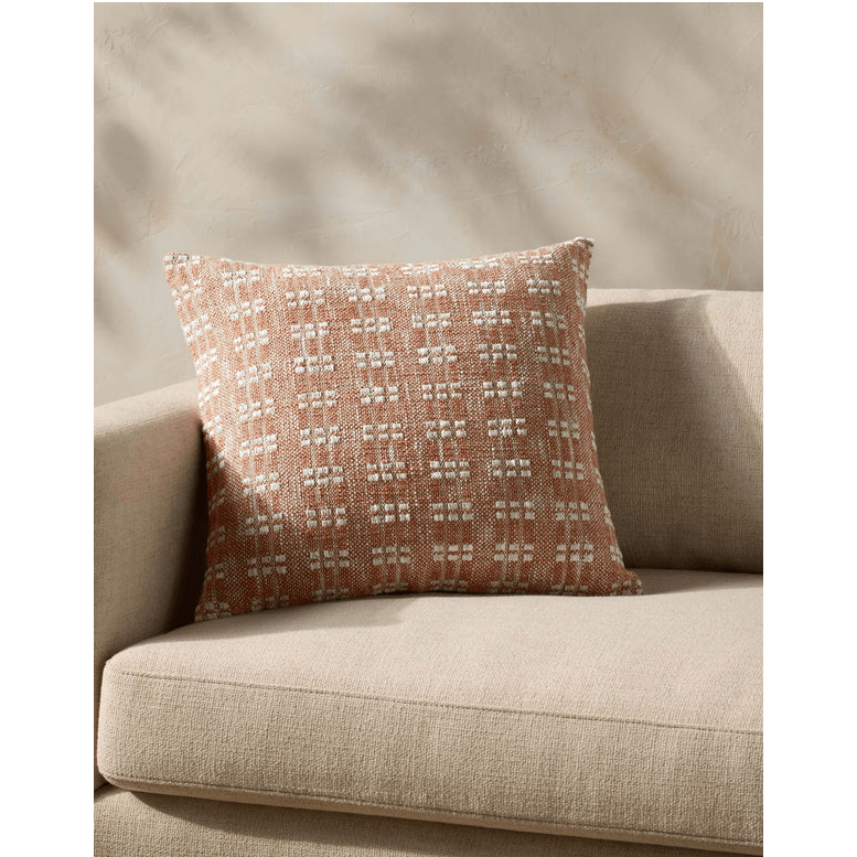 Casey Cushion Cover Rust 55 - Destination Interiors
