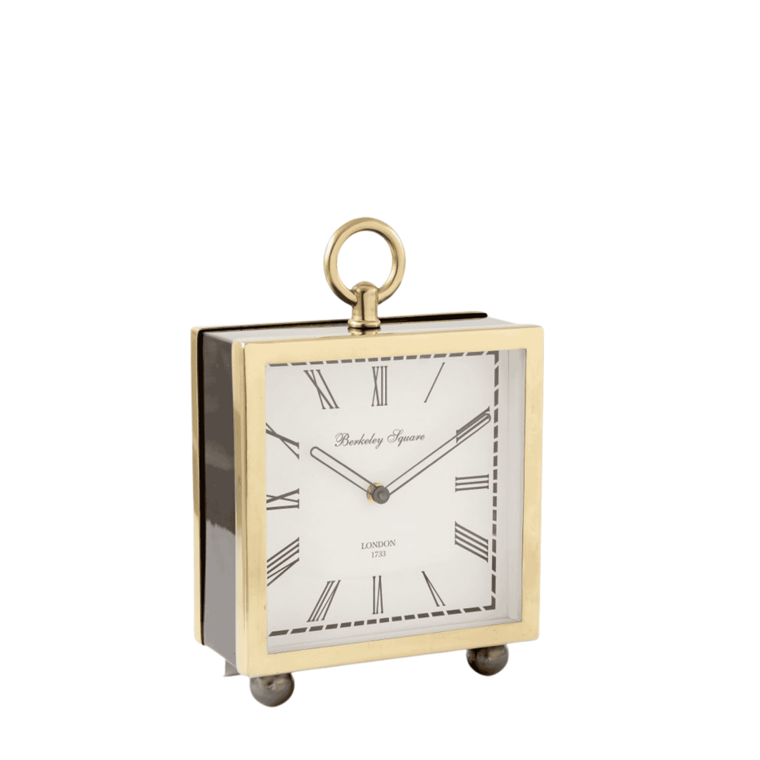 Chrono Table Clock Gold & Black - Destination Interiors