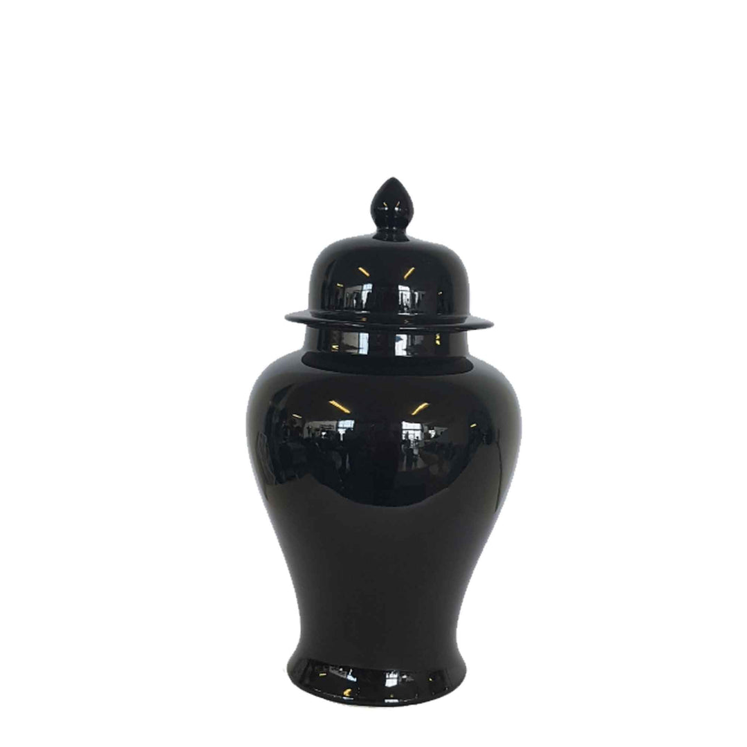 Ginger Jar Black 35H - Destination Interiors