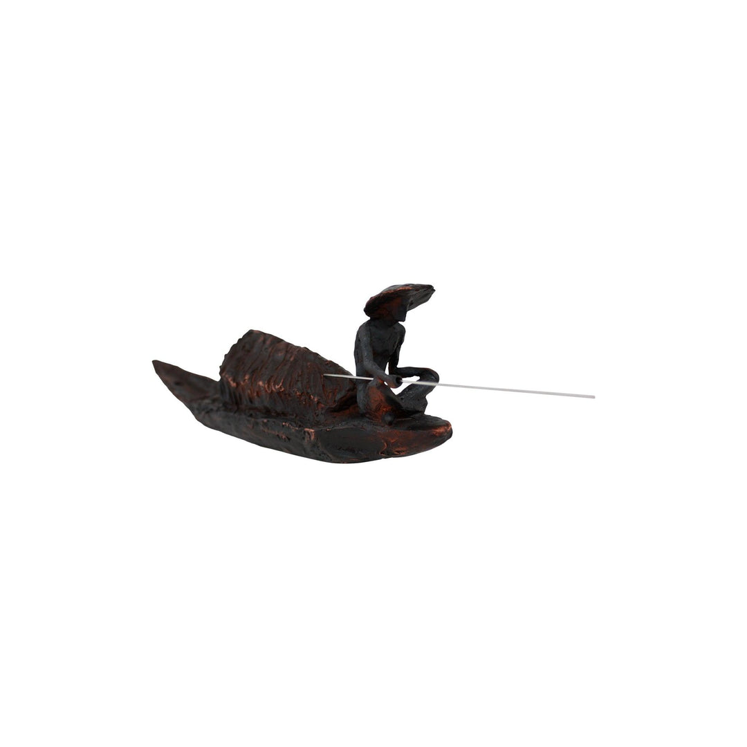 Village Fisherman on Boat - Destination Interiors