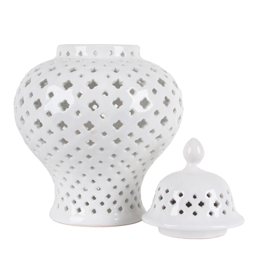 LATTICE GINGER JAR MED