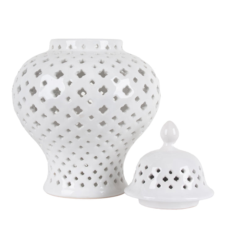 LATTICE GINGER JAR MED