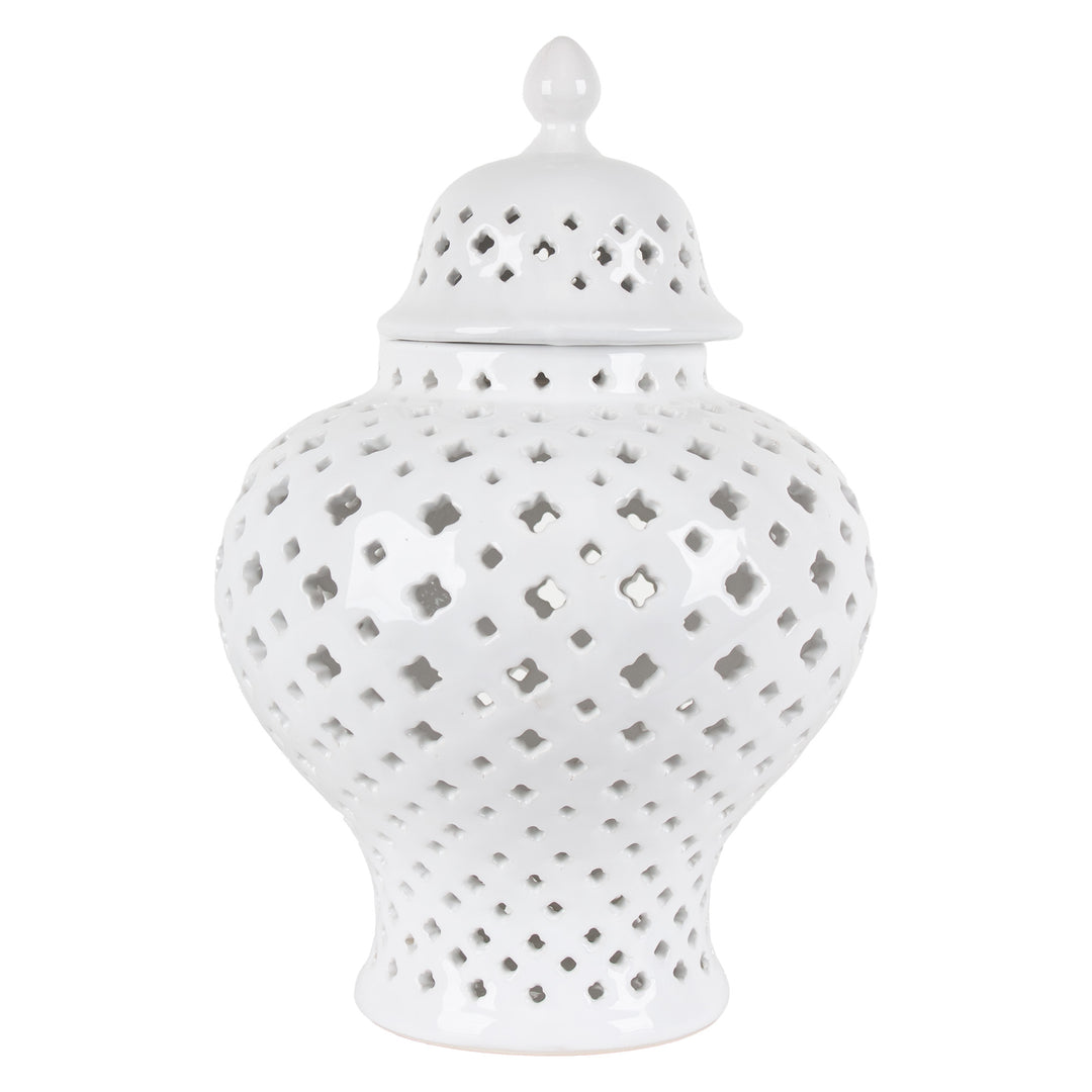 LATTICE GINGER JAR MED
