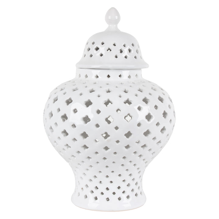 LATTICE GINGER JAR MED