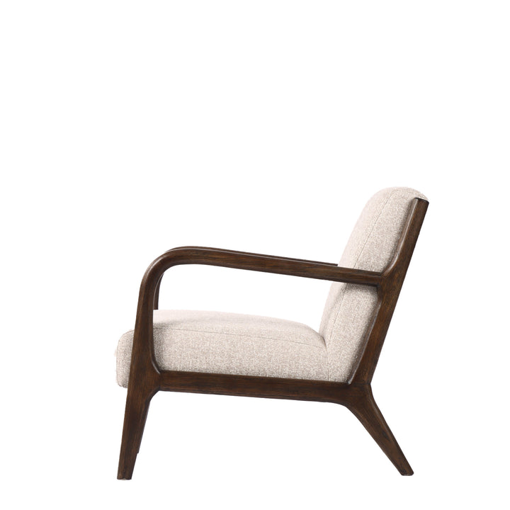 Luca Occasional Chair - Natural Weave with Dark Oak Frame