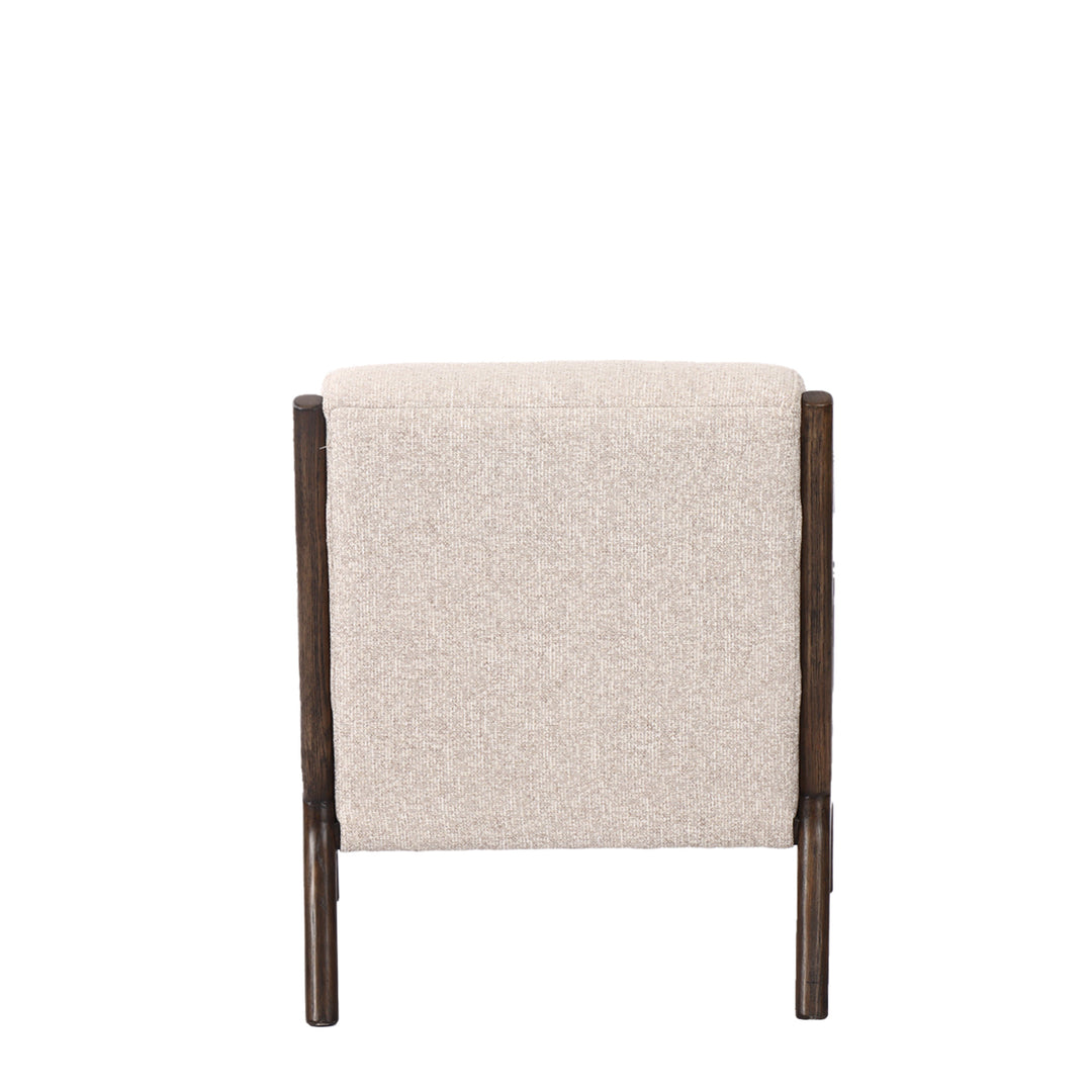 Luca Occasional Chair - Natural Weave with Dark Oak Frame