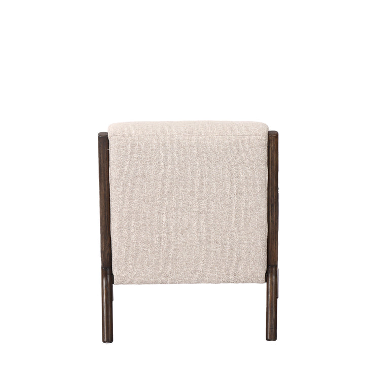 Luca Occasional Chair - Natural Weave with Dark Oak Frame