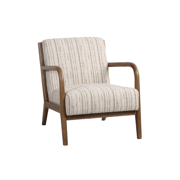 Luca Occasional Chair - Coastal Stripe with History Oak Frame