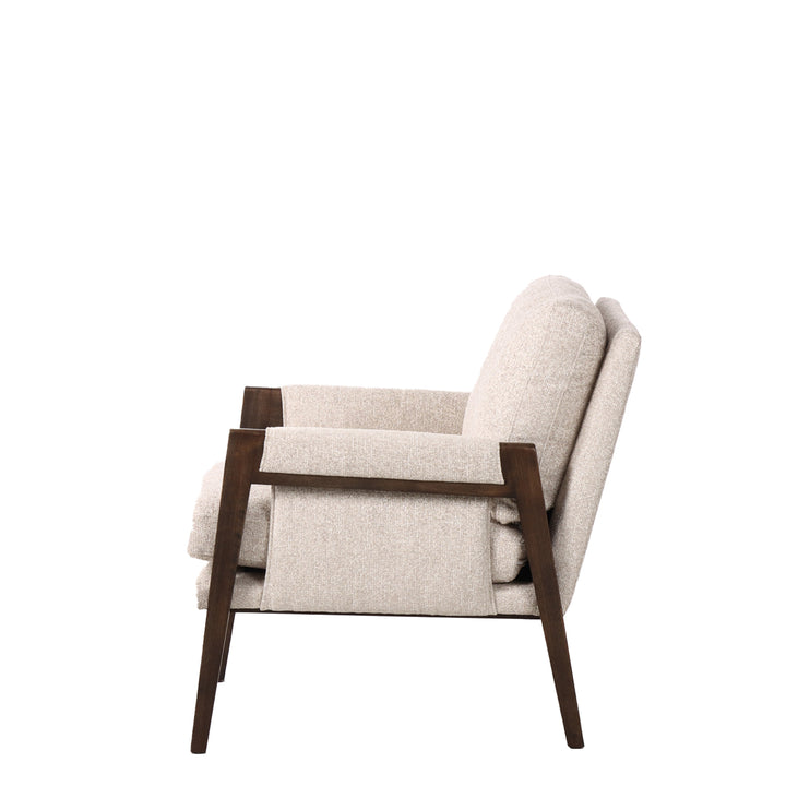 Zurich Occasional Chair - Natural Weave with Dark Oak Frame