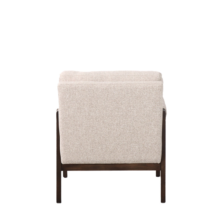 Zurich Occasional Chair - Natural Weave with Dark Oak Frame