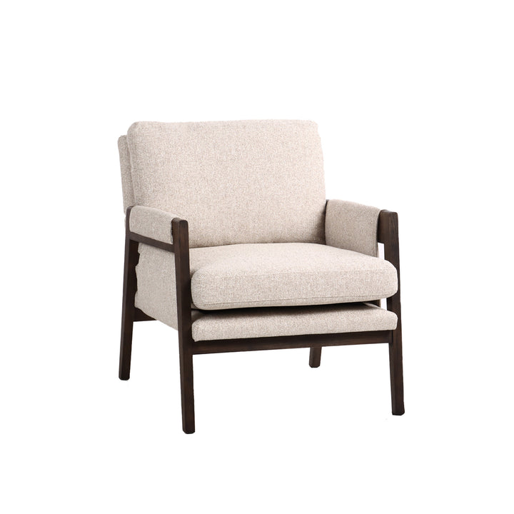 Zurich Occasional Chair - Natural Weave with Dark Oak Frame