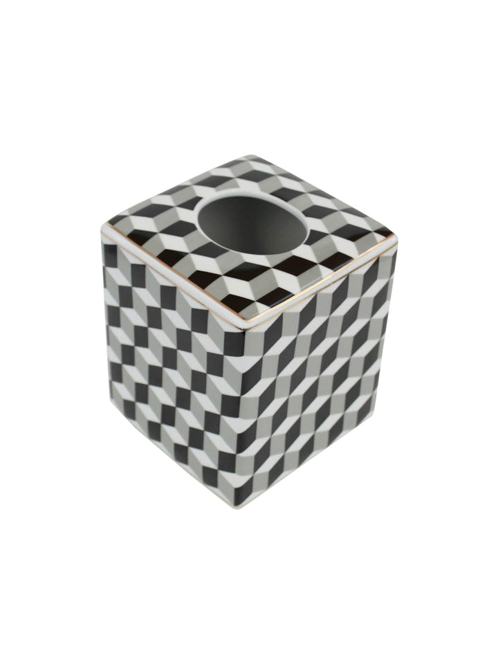 Abstract 3D Design Tissue Box - Destination Interiors