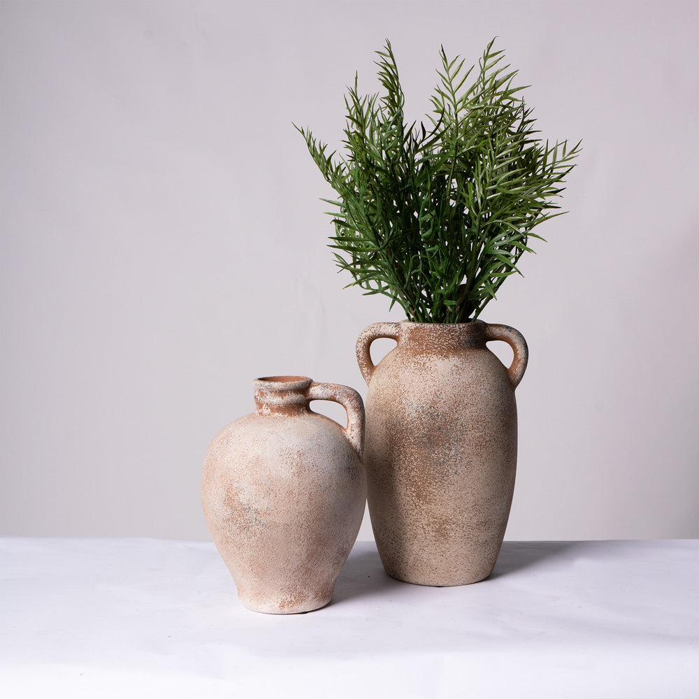 Aged Vase Round - Destination Interiors