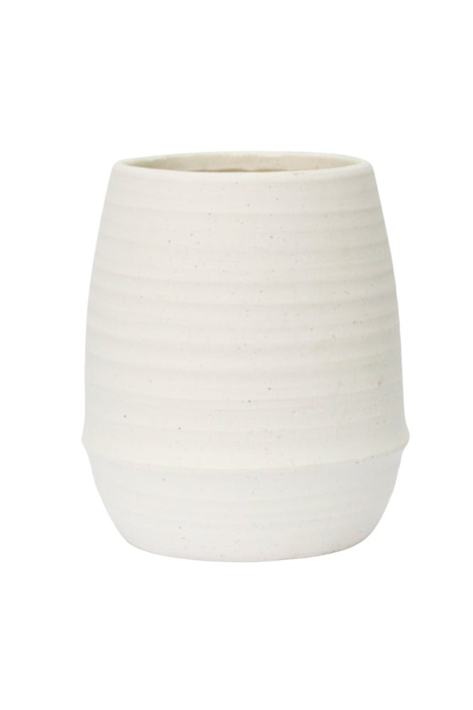 Alma Vase Chalk Medium - Destination Interiors