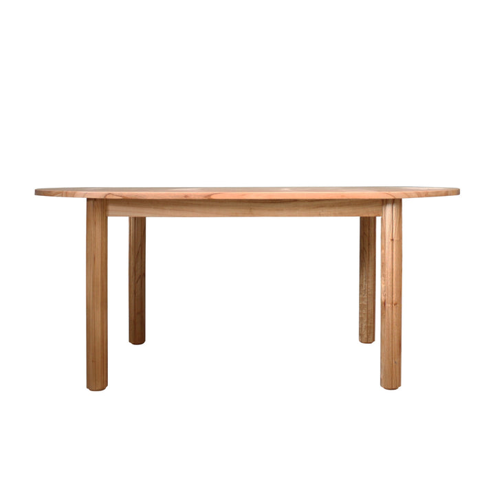 Amore Oval Dining Table Natural - Destination Interiors