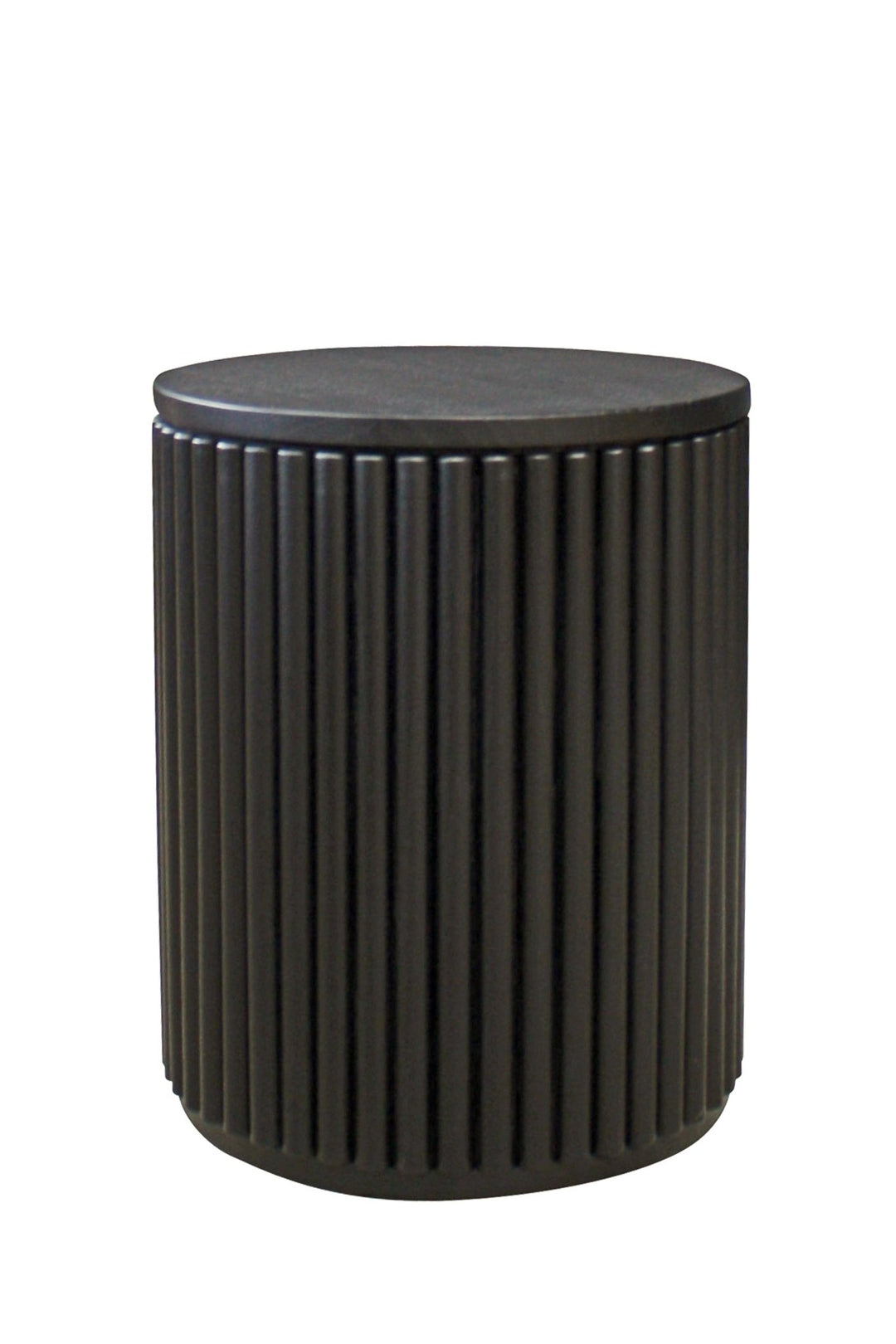 Amore Round Side Table Black - Destination Interiors