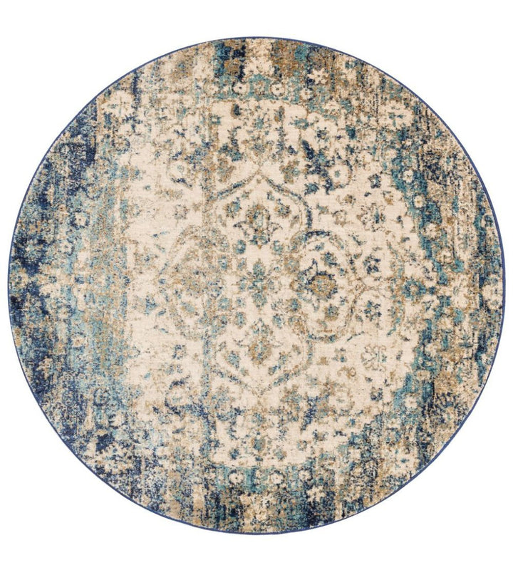 Anastasia Collection Blue Ivory by Loloi 201cm x 279cm - Destination Interiors