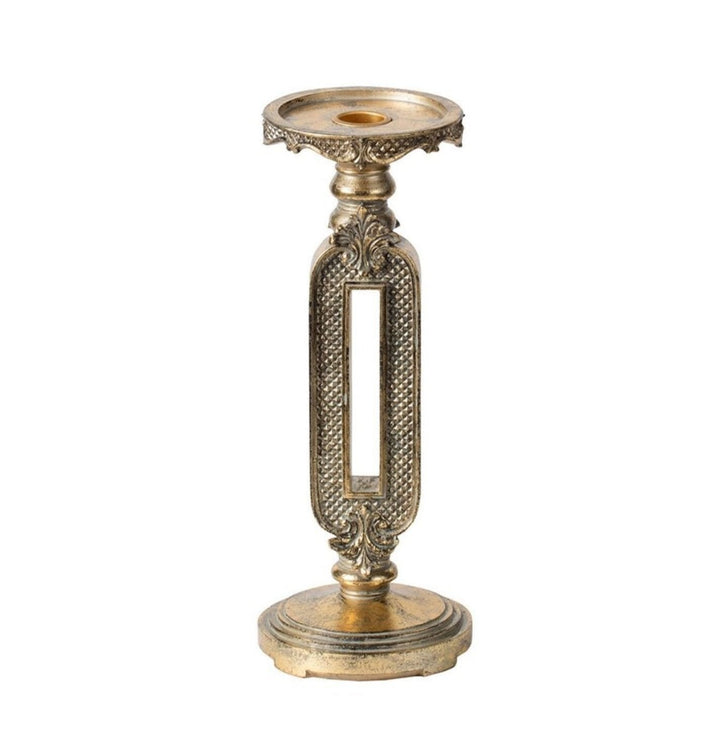 Antique Gold Candle Holder - Destination Interiors