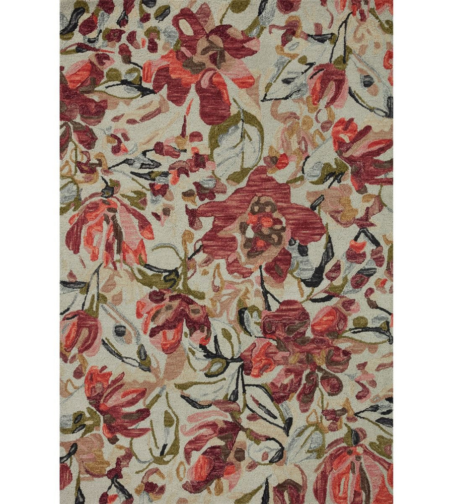 Belladonna Collection Ivory Raspberry by Loloi - Destination Interiors