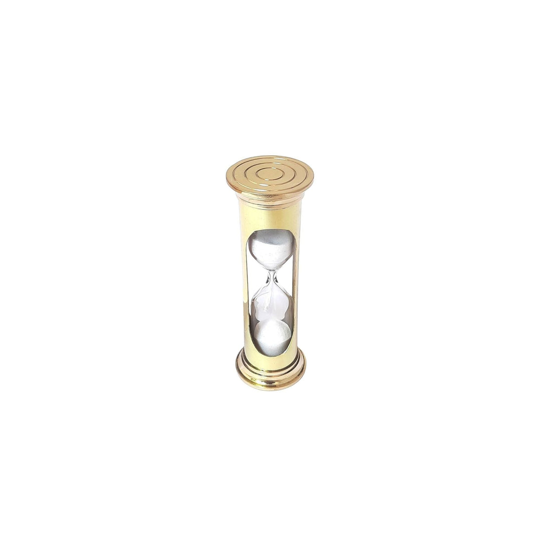 Brass Pipe Sand Timer - Destination Interiors