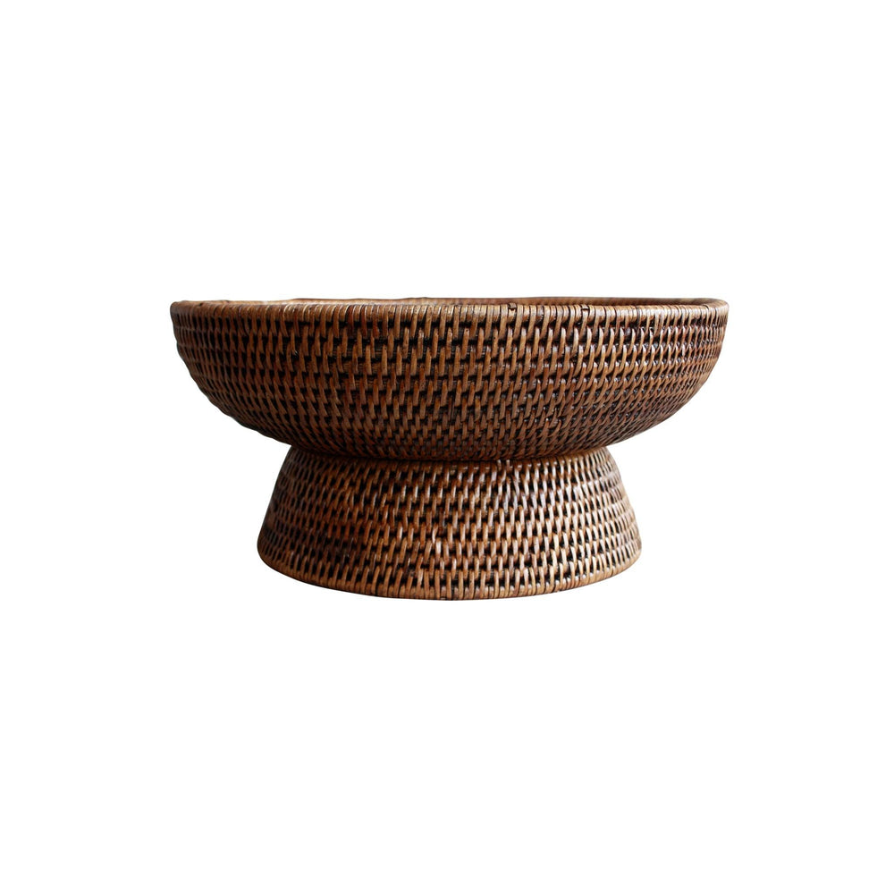 Brown Round Fruit Bowl 36D - Destination Interiors
