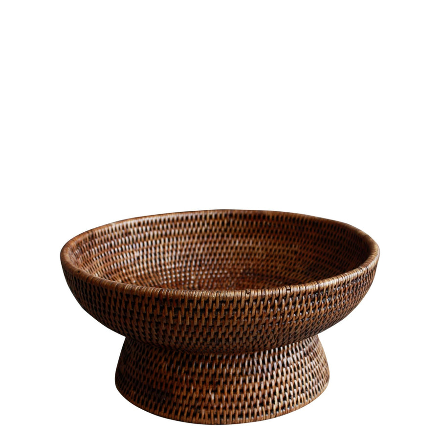 Brown Round Fruit Bowl 36D - Destination Interiors