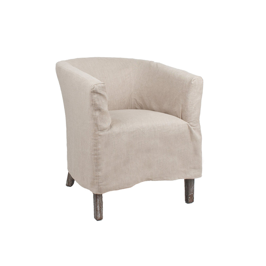 CAMARGUE ARM CHAIR W/SLIP COVER - Destination Interiors