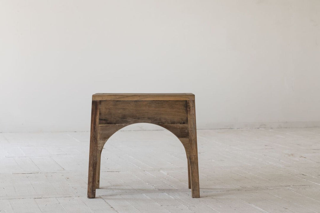 Carlos Side Table Recycled Elm - Destination Interiors