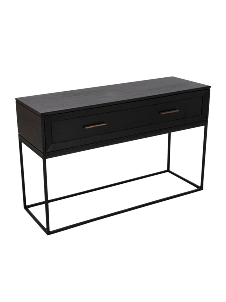Chicago Console 1 Drawer With Metal Frame - Destination Interiors