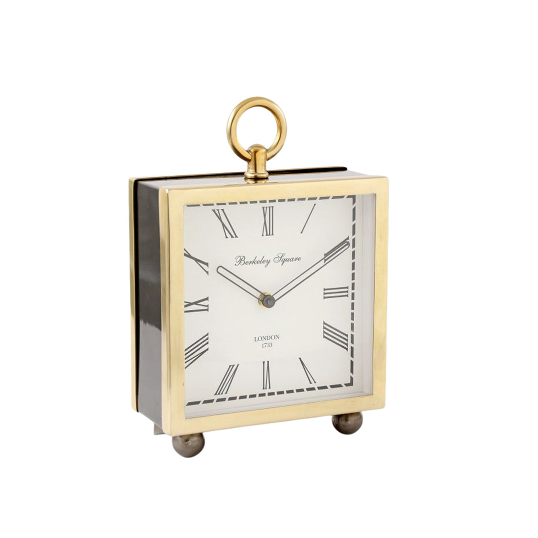 CHRONO TABLE CLOCK GOLD & BLACK - Destination Interiors