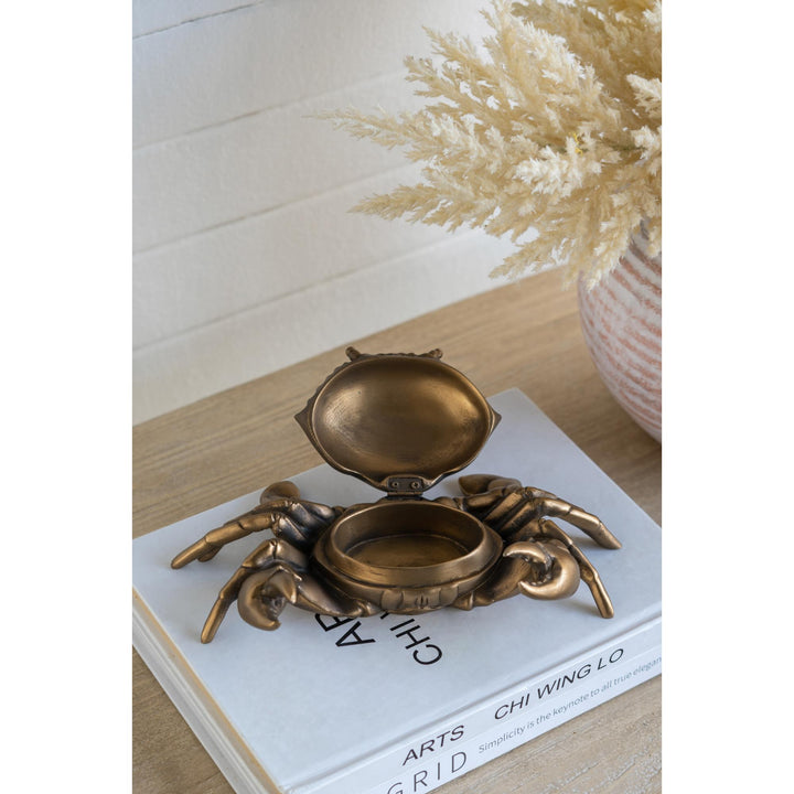 Crab Decorative Box with Lid - Destination Interiors