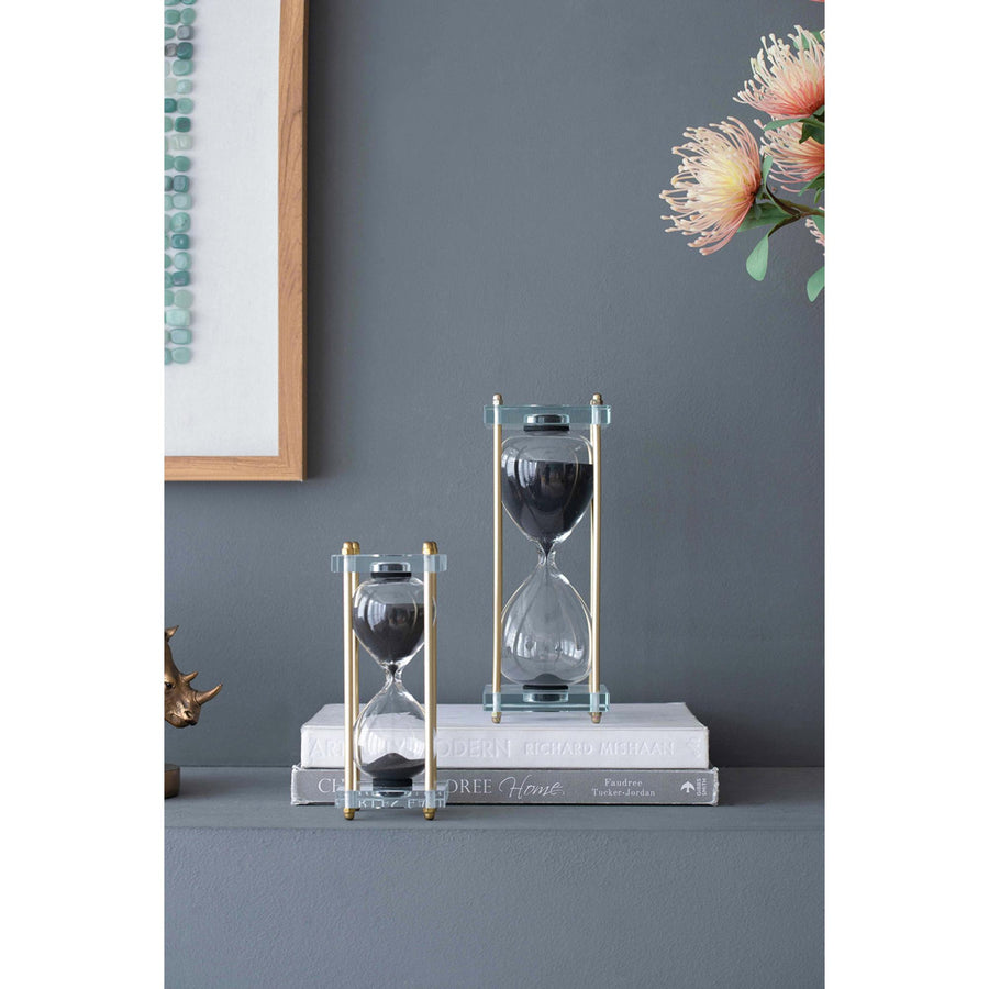 CRISTAL 15 MIN. HOURGLASS SML - PRE ORDER FOR LATE JULY DELIVERY - Destination Interiors