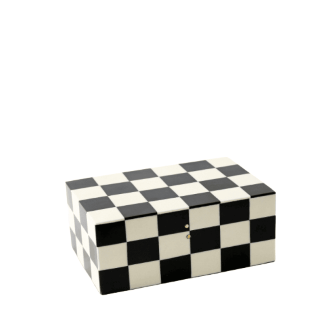 Designer Box Checkered - Destination Interiors