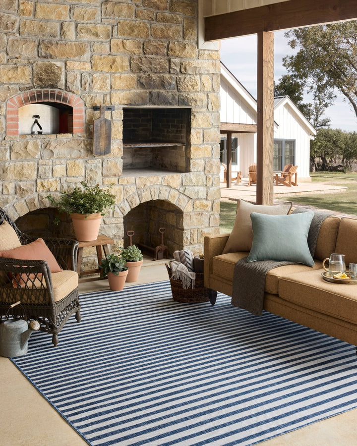 Easton Collection Denim/Ivory Loloi - Destination Interiors
