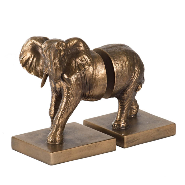 Elephant Book Ends - Destination Interiors