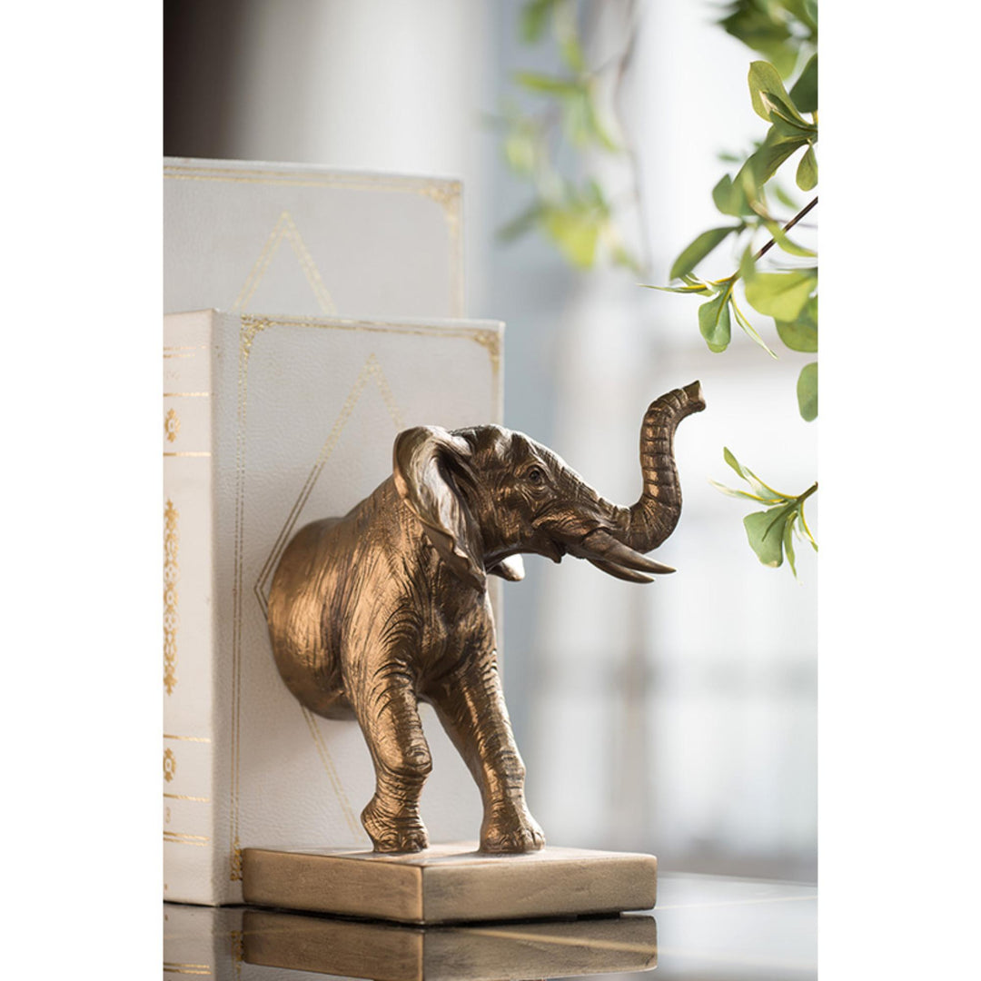 Elephant Book Ends - Destination Interiors