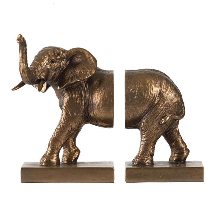 Elephant Book Ends - Destination Interiors