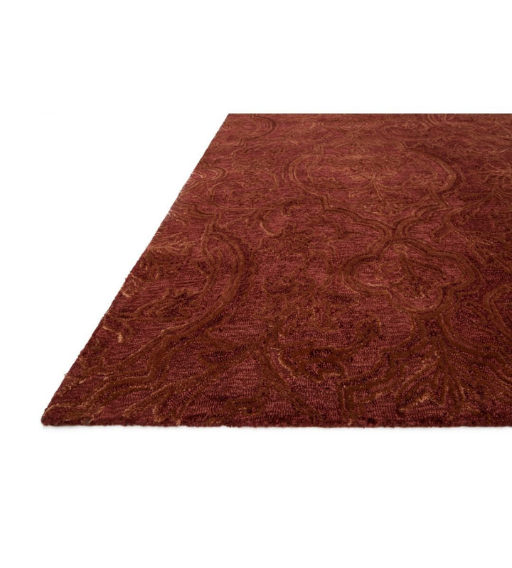 Filigree Collection Rust by Loloi 236cm x 297cm - Destination Interiors