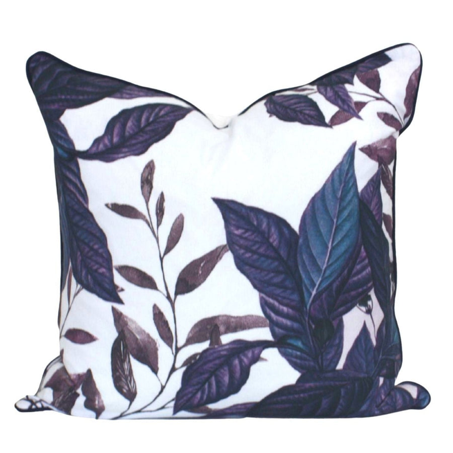 Floral Cushion Cover - Blue - Destination Interiors