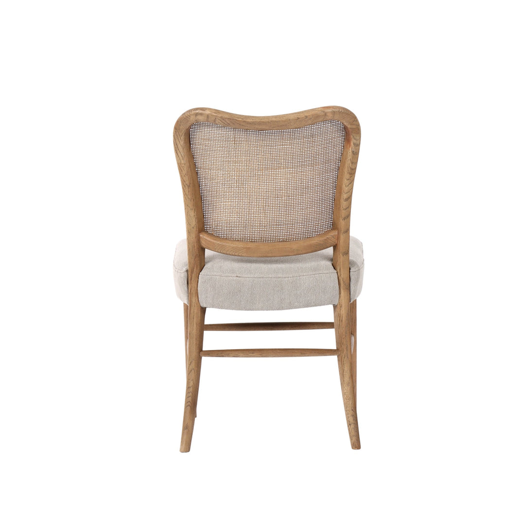 Giverny Dining Chair Fabric Cream with Oak Frame - MID JANUARY 2026 DELIVERY - Destination Interiors