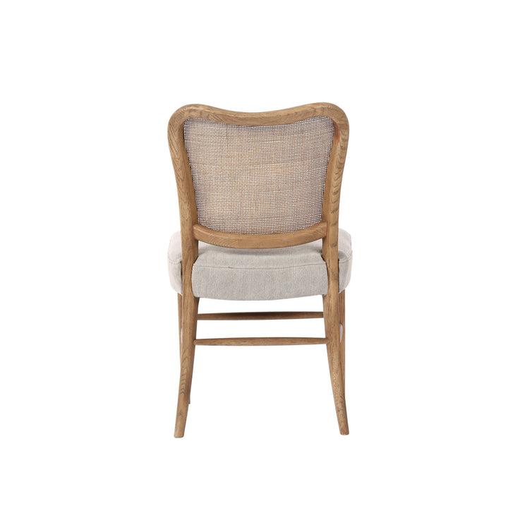 Giverny Dining Chair Fabric Cream with Oak Frame - MID JANUARY 2026 DELIVERY - Destination Interiors