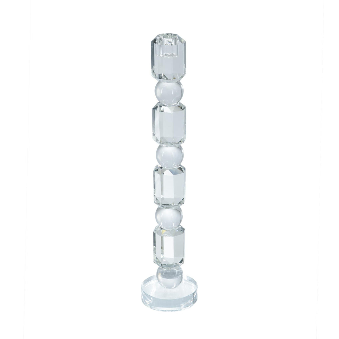 Glass Taper Candle Holder Large - Destination Interiors