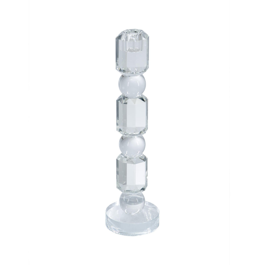 Glass Taper Candle Holder Small - Destination Interiors