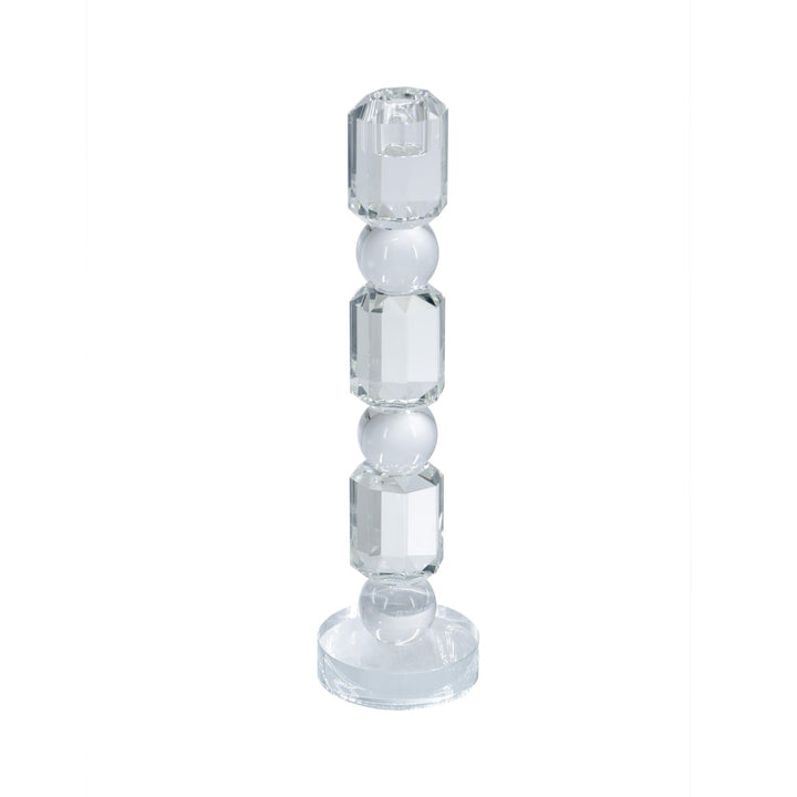 Glass Taper Candle Holder Small - Destination Interiors