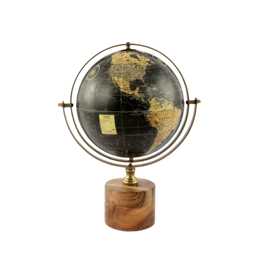 GLOBAL TRAVELLER PAPIER MACHE GLOBE - Destination Interiors