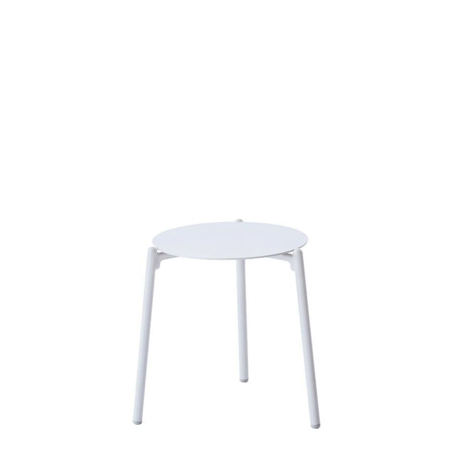 Hampton Side Table Outdoor White - Destination Interiors