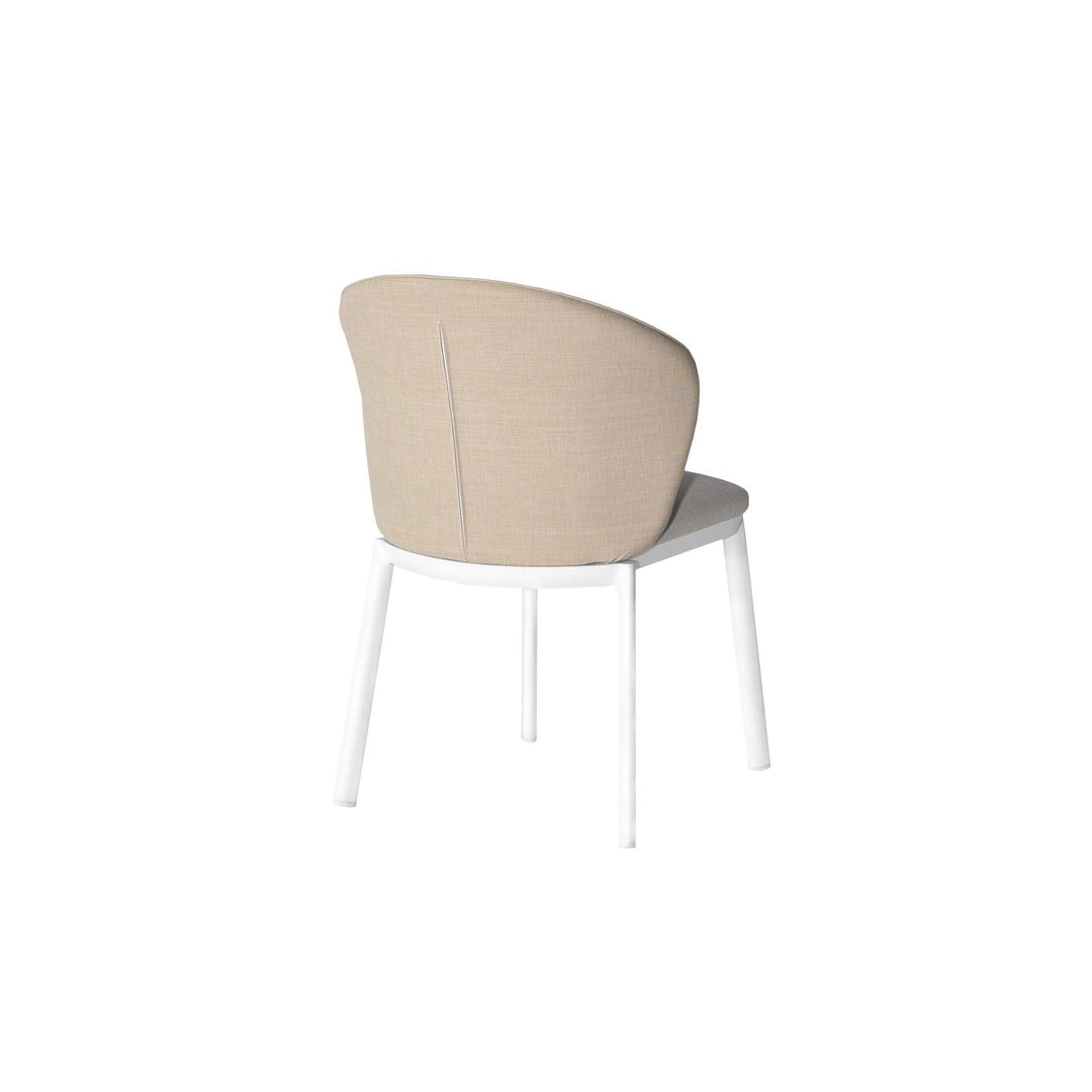 Havana Dining Chair White Outdoor - Destination Interiors