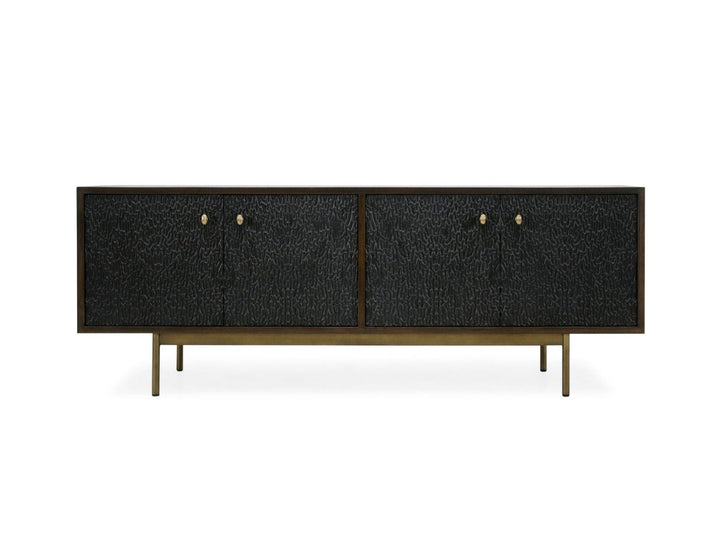 Heirloom TV Unit 4 Door Textured - Destination Interiors