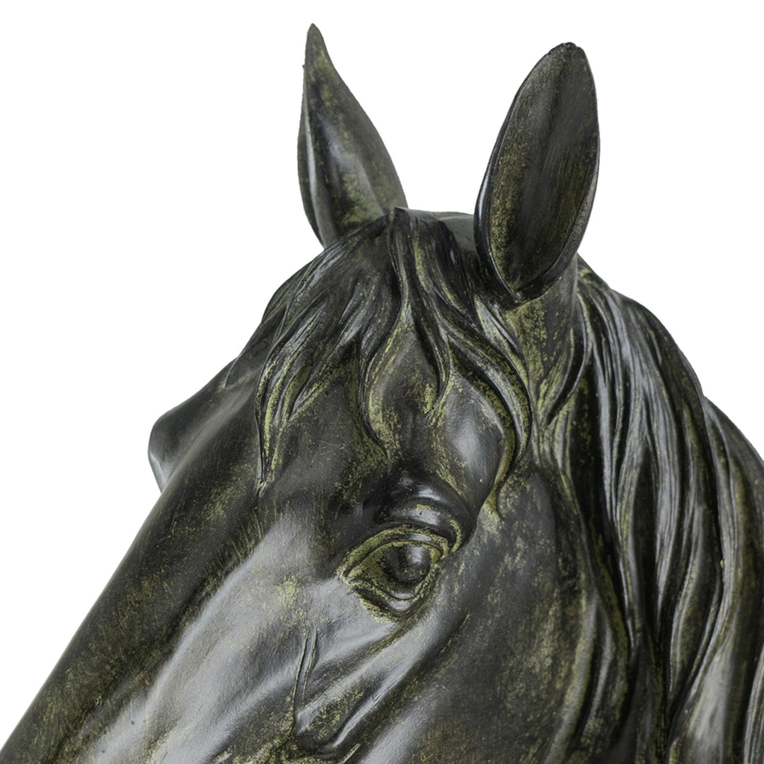 Horse Sculpture on Base - Destination Interiors